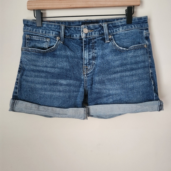 Lucky Brand | The Roll Up Stretch Denim Jean Shorts - Size 6/28 - Picture 2 of 15